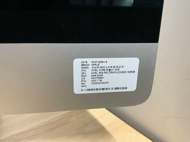 Apple imac a1418 desktop (2x) - afbeelding 9 van  9