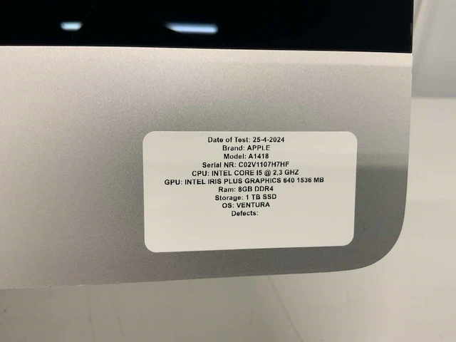 Apple imac a1418 desktop - afbeelding 9 van  9