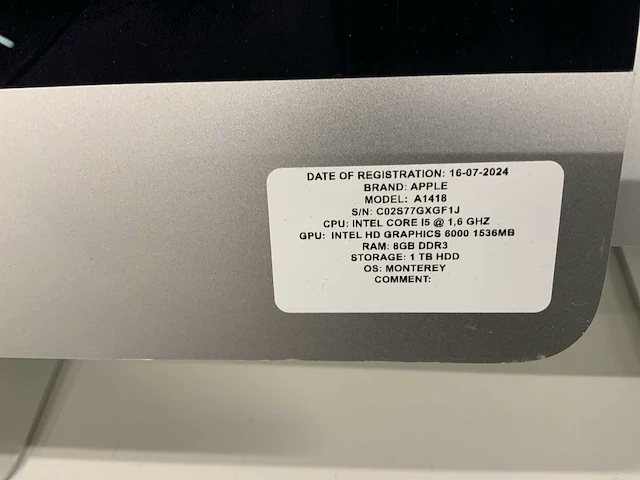 Apple imac a1418 desktop - afbeelding 9 van  9
