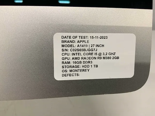 Apple imac desktop - afbeelding 7 van  7