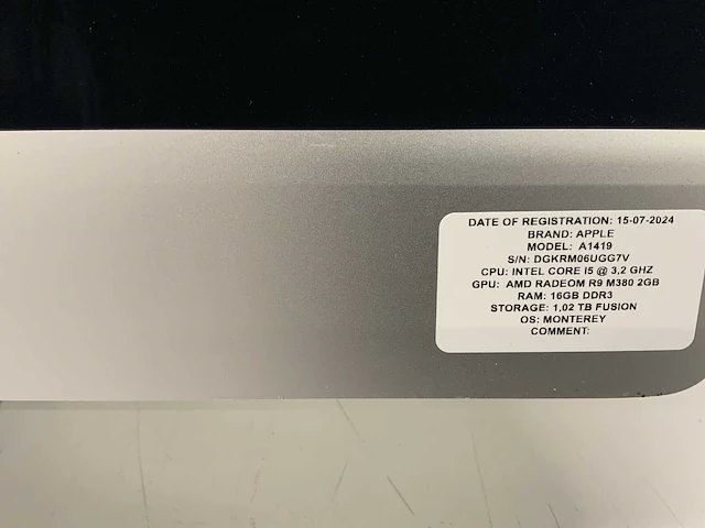 Apple imac desktop - afbeelding 7 van  7