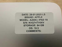 Apple ipad 10 | a2696 tablet - afbeelding 5 van  9
