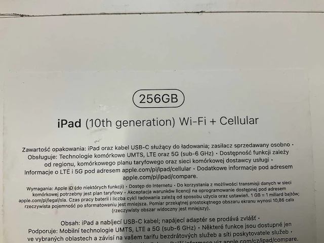 Apple ipad 10e generatie tablet - afbeelding 5 van  5