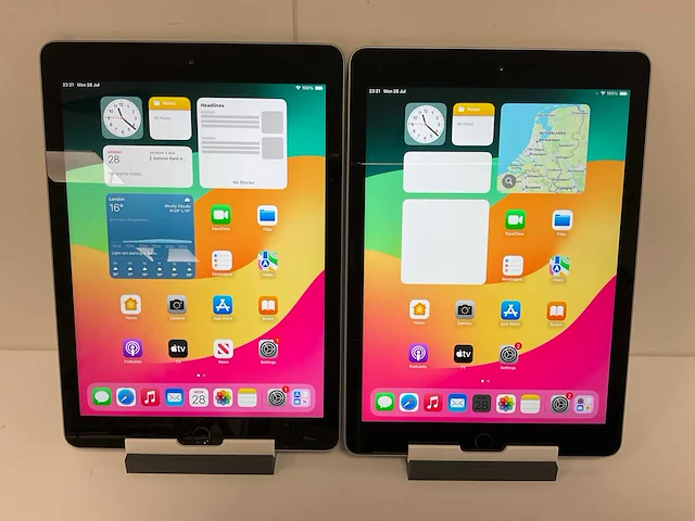 Apple ipad 2018 9.7” - wifi -128 gb - space gray (2x) - afbeelding 1 van  9