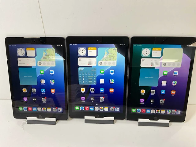 Apple ipad 2019 10.2” - wifi - 32 gb - space gray (3x) - afbeelding 1 van  9