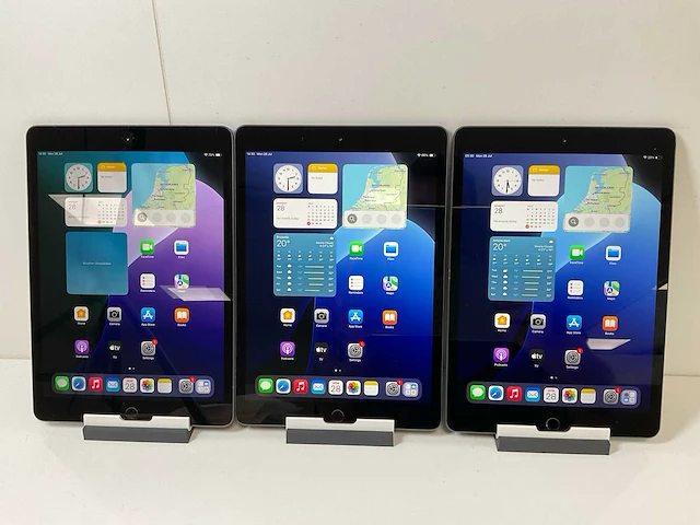 Apple ipad 2019 10.2” - wifi - 32 gb - space gray (3x) - afbeelding 1 van  9