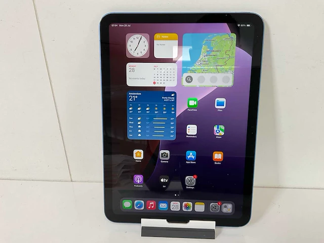 Apple ipad 2022 10.2” - wifi - 64 gb - blue - afbeelding 1 van  9