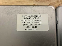 Apple ipad 5 a1822 / a1823 tablet (8x) - afbeelding 4 van  10