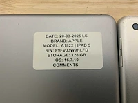 Apple ipad 5 a1822 / a1823 tablet (8x) - afbeelding 5 van  10