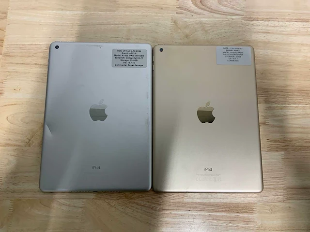 Apple ipad 5 a1822 tablet (2x) - afbeelding 2 van  8