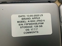 Apple ipad 5/6 a1893 a1822 a1954 tablet (6x) - afbeelding 7 van  8