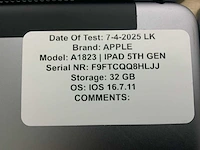 Apple ipad 5/6 a1893 a1823 a1893 tablet (6x) - afbeelding 6 van  11