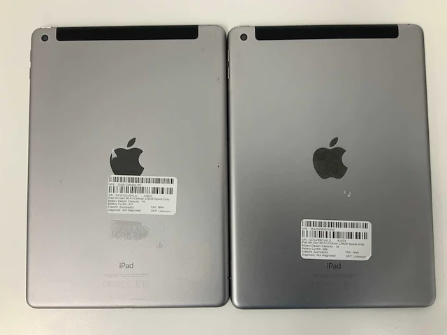 Apple ipad 5th gen wifi+cellular 128gb space gray (2x) - afbeelding 3 van  3