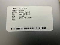 Apple ipad 6 a1893/a1954 tablet (6x) - afbeelding 2 van  11