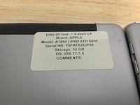 Apple ipad 6th gen a1954 tablet (3x) - afbeelding 2 van  6