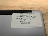 Apple ipad 6th gen a1954 tablet (3x) - afbeelding 4 van  6