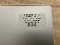 Apple ipad 8 | a2270 tablet - afbeelding 3 van  5