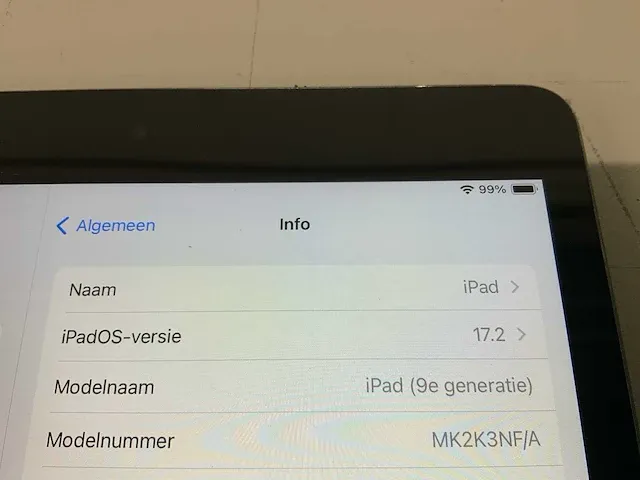 Apple ipad 9 - a2602 tablet - afbeelding 4 van  4