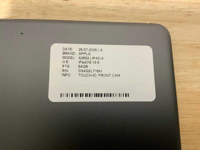 Apple ipad 9 a2602 tablet (2x) - afbeelding 6 van  6