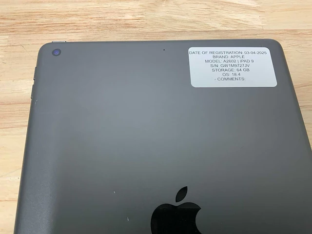 Apple ipad 9 a2602 tablet (2x) - afbeelding 8 van  10