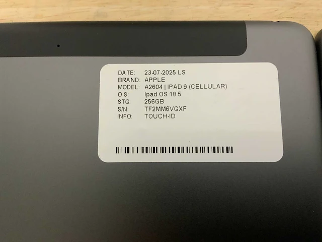 Apple ipad 9 a2604 tablet (3x) - afbeelding 4 van  6