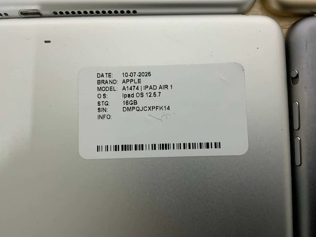 Apple ipad air 1 & 2 tablet (14x) - afbeelding 5 van  15