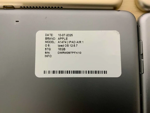 Apple ipad air 1 & 2 tablet (14x) - afbeelding 6 van  15