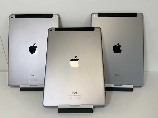 Apple ipad air 2 - wi-fi & cellular - 128 / 16 gb - space gray (3x) - afbeelding 4 van  4