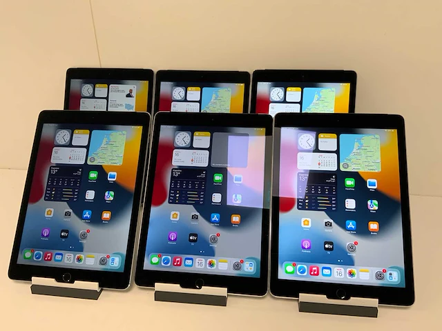 Apple ipad air 2 - wi-fi & cellular - 32 gb / 64 gb - space gray (6x) - afbeelding 1 van  7