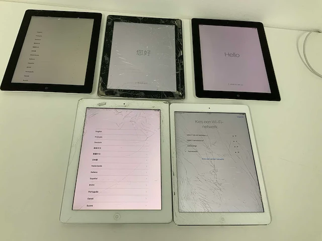 Apple ipad air (wi-fi + cellular) 32gb silver (5x) - afbeelding 1 van  3