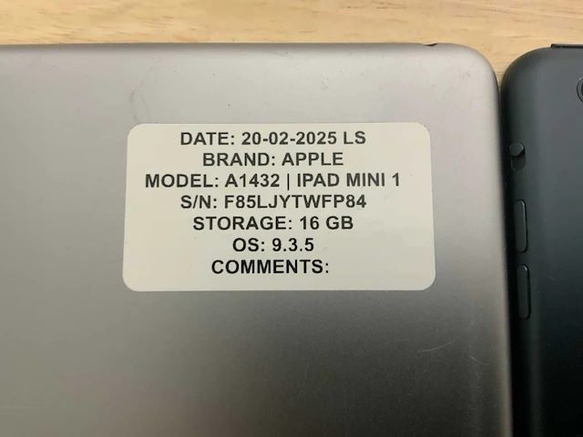 Apple ipad mini 1&2 a1489/a1432 tablet (7x) - afbeelding 3 van  9