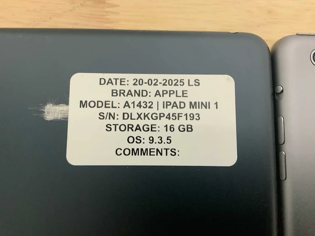 Apple ipad mini 1&2 a1489/a1432 tablet (7x) - afbeelding 4 van  9