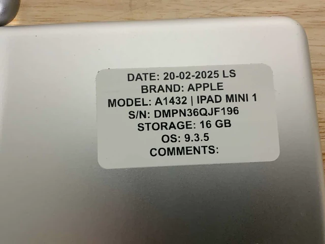 Apple ipad mini 1&2 a1489/a1432 tablet (7x) - afbeelding 6 van  9