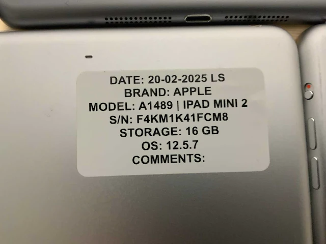 Apple ipad mini 1&2 a1489/a1432 tablet (7x) - afbeelding 7 van  9