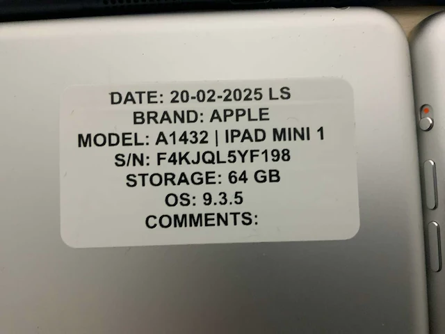 Apple ipad mini 1&2 a1489/a1432 tablet (7x) - afbeelding 8 van  9
