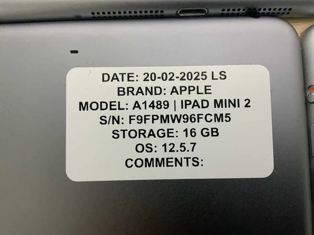 Apple ipad mini 1&2 a1489/a1432 tablet (7x) - afbeelding 9 van  9