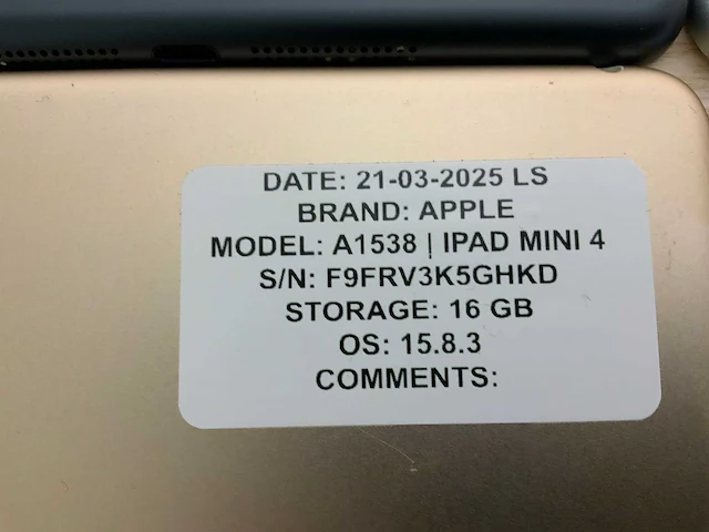 Apple ipad mini 1/2/4 tablet (8x) - afbeelding 2 van  13