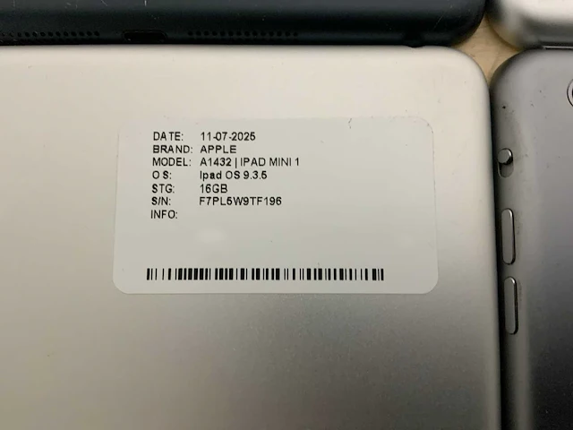 Apple ipad mini 1/2/4/5 tablet (20x) - afbeelding 3 van  24