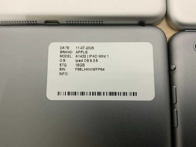 Apple ipad mini 1/2/4/5 tablet (20x) - afbeelding 4 van  24