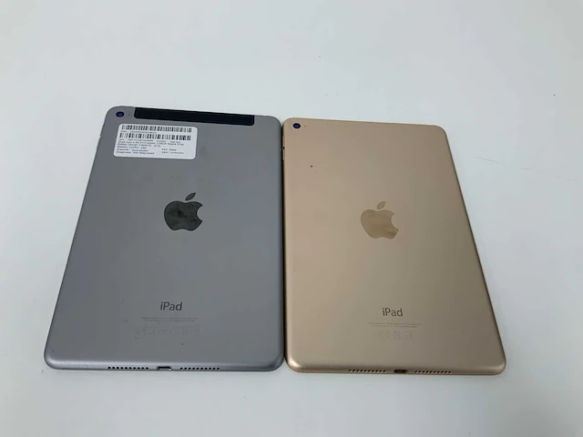 Apple ipad mini 4 (2015) wi-fi + cellular, 128gb, space gray mk762nf/a (2x) - afbeelding 3 van  3