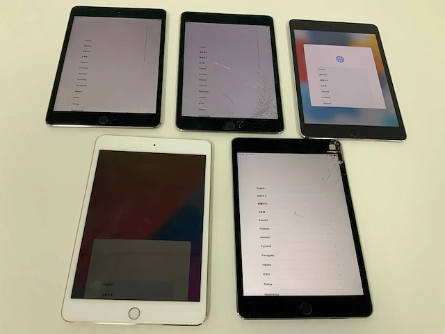 Apple ipad mini 4 wi-fi + cellular, 64gb, space gray (5x) - afbeelding 1 van  3