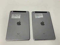 Apple ipad mini 4 wi-fi+cellular, 64gb, space gray mk722nf/a (x2) - afbeelding 3 van  3