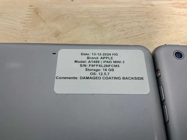 Apple ipad mini a1489 tablet (3x) - afbeelding 3 van  5