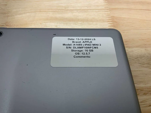 Apple ipad mini a1489 tablet (3x) - afbeelding 5 van  5