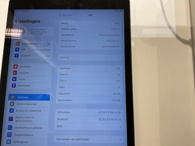 Apple ipad mk2k3ll/a + usa stekker - afbeelding 4 van  5