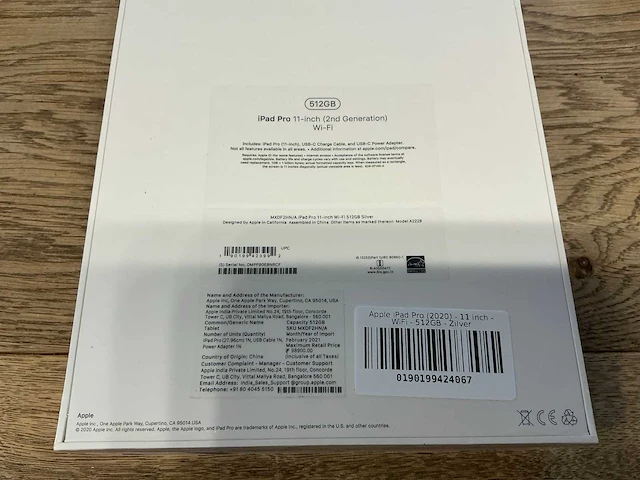 Apple ipad pro 11'' (2nd gen 2020) wifi 512gb silver - afbeelding 7 van  7