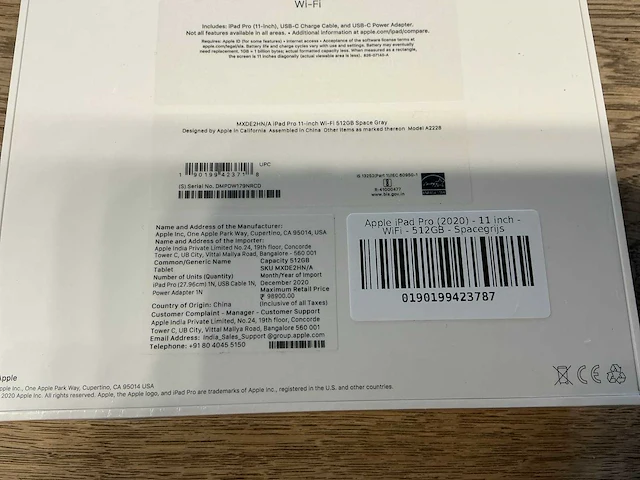 Apple ipad pro 11'' (2nd gen 2020) wifi 512gb spacegrey - afbeelding 8 van  8