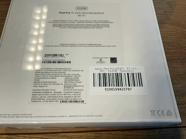 Apple ipad pro 11'' (2nd gen 2020) wifi 512gb spacegrey - afbeelding 8 van  8