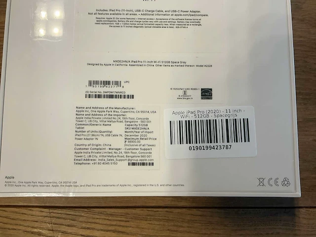 Apple ipad pro 11'' (2nd gen 2020) wifi 512gb spacegrey - afbeelding 8 van  8