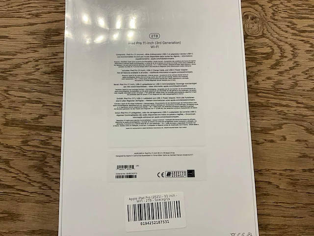 Apple ipad pro 11 inch (3rd gen) wifi 2tb space grey - afbeelding 8 van  8